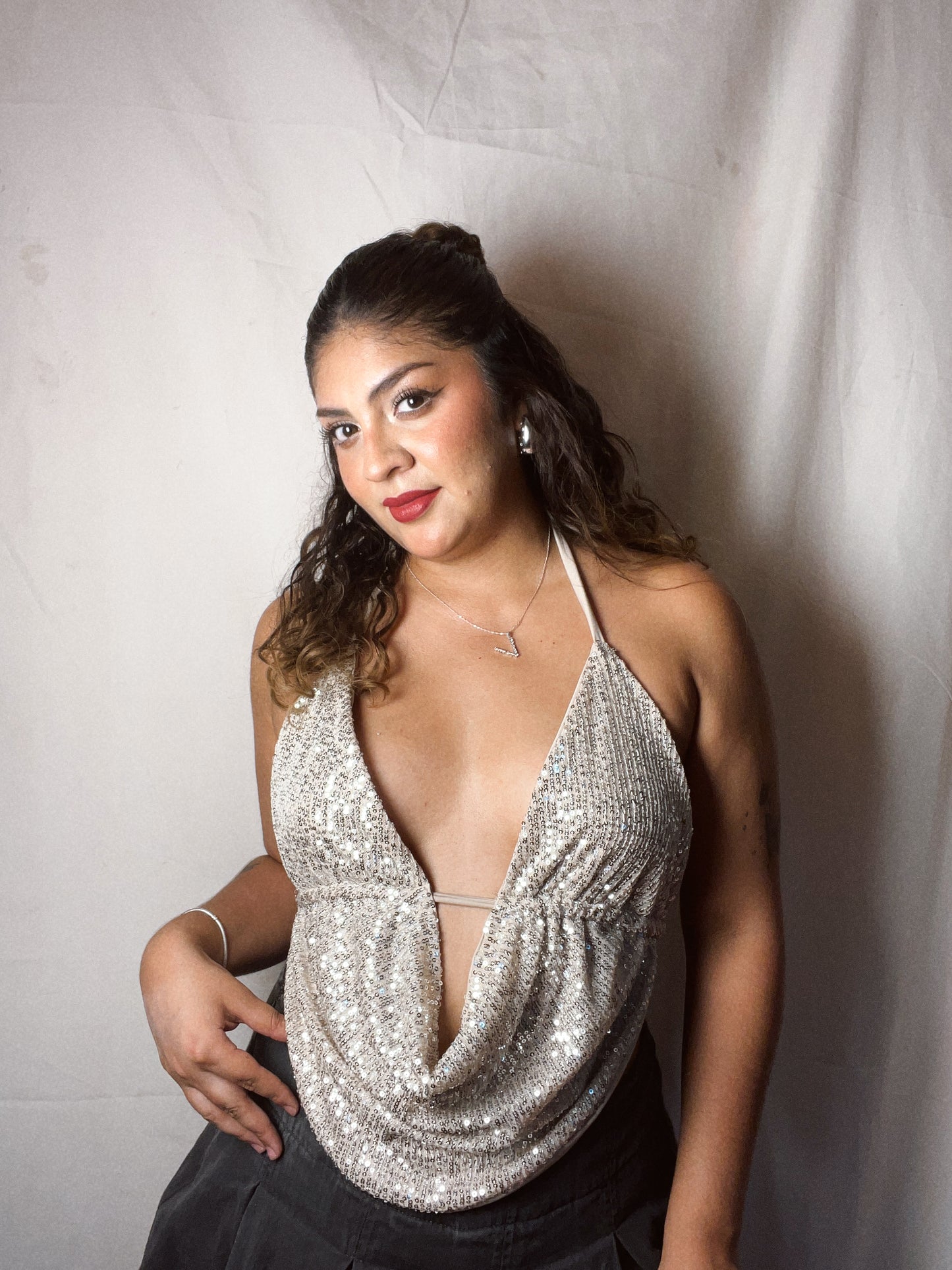 Top Sabrina Beige