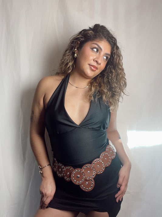 Top Valentina negro